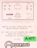 Advantage-Advantage SCY and SCY-APT SEries Charmilles Chiller Install Operations Maint Electricals Manual 1992-SCY-02